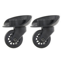 1 Pair Suitcase Replacement Wheels Swivel Casters for Bag Repair A35-Size L 2024 - buy cheap