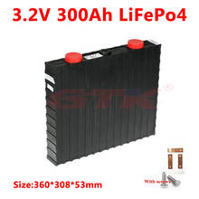 Pcs 3.2 V 300Ah LiFePo4 4 bateria de lítio para o armazenamento de energia solar, motorhome, CARAVANA, caranvan, carrinho de golfe, carrinho 12 V bateria DIY + 2024 - compre barato