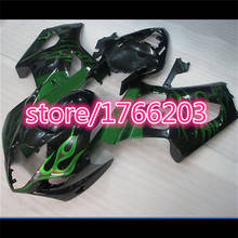 100% Fit green flames black Fairing Kit For AGSXR1000 03-04 K3 K4 GSXR 1000 R GSXR 1000 03 04 2003 2004 fairing for Suzuki 2024 - buy cheap
