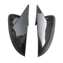 For Scirocco PASSAT Beetle 2009-2018 Carbon Fiber Door Side Wing Rearview Mirror Ox Horn Cover Cap Car Accessories 2024 - buy cheap