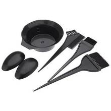 Hot 5Pcs Hairdressing Brushes Bowl Combo Hair Color Dye Tint Tool Hair Coloring Kit Hair Care & Styling Supplies 2024 - buy cheap