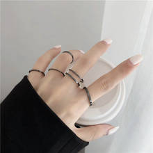 Adolph-Juego de anillos circulares de Metal estilo hip hop para mujer, accesorios de dedo, hebilla, anillo, joyería 2024 - compra barato