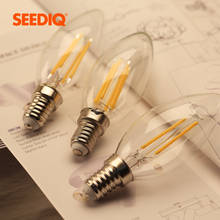 Led Lamp 2W 4W 6W E14 Led Bulb Candle 220v 240v Vintage Edison Filament Light Bulb Retro C35 Chandelier Bulb For Home Decor 2024 - buy cheap