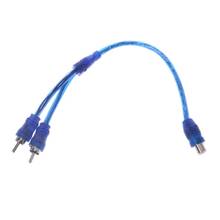 RCA 2 macho a 1 hembra, conector divisor, adaptador de señal de Audio estéreo, Cable 2024 - compra barato