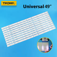 Tkdmr-fita de led para tv 10 com tela de 49 polegadas., para 49e6000 49e3000, 480mm e 6led universal para retroiluminação de tv. usada. 2024 - compre barato