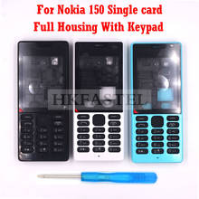 HKFASTEL-carcasa de teclado de alta calidad para Nokia 150, Tarjeta Única, nueva, funda completa para teléfono móvil con teclado 2024 - compra barato