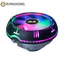 Binghong-novo resfriador de calor para cpu, 90mm, 3pin, silencioso, ventilador rgb legal para intel lga775 1150, 1151, 1155, 1156, amd am2, am3 2024 - compre barato