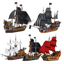 Pirate Ship Model 1334PCS MOC Bricks The Eternity Pirates Building Blocks Creative Boat Movie DIY Toys Gifts For Children Kids 2024 - buy cheap