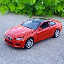 1:32 BMW M6 Alloy Car Model Diecast & Toy Vehicles Metal Toy Car Model High Simulation Sound Light Collection Childrens Toy Gift 2024 - buy cheap
