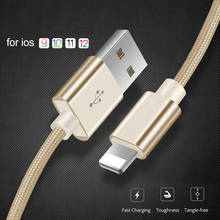 3.1A Fast Charging USB Cable for iPhone Xs max Xr X 8 7 6 plus 6s 5 s plus ipad mini mobile phone fast charger cord data 2024 - buy cheap