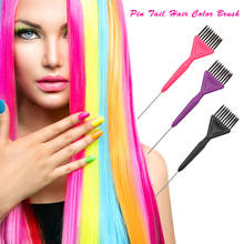Escova colorida para cabelos, pente com agulha para coloração ou tintura de cabelo, 1 peça 2024 - compre barato