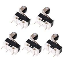 5pcs Mini Micro Limit Switch Roller Lever Arm Microswitch SPDT Sub Miniature Micro Limit Switch Push Button Switch 1A 125V AC 2024 - buy cheap