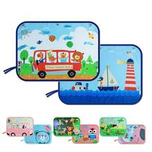 Car Sun Shade Cover Suction Cup Curtain UV Protection Cartoon Car Styling Side Window Sunshade Cover For Baby Kids 2024 - buy cheap