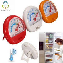 1pc 3-color seleção geladeira termômetro metade da tela freezer termômetro ponteiro indoor e outdoor termômetro ddj 2024 - compre barato