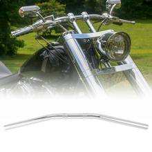 Motorcycle Chrome 1'' Handlebar For Harley Touring Road Glide King Sportster XL 883 1200 Softail Dyna FXWG Street Bob Fat Bob 2024 - buy cheap
