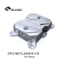 Bykski-procesador de refrigeración por agua para CPU, bloque de agua para LGA3647/SKYLAKE, negro, POM, todo de Metal, CPU-SKYLAKE-E-V3 2024 - compra barato