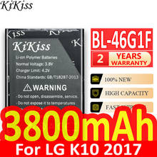 Batería de BL-46G1F de 3800mAh para teléfono móvil LG K20 /K10 versión 2017/L20 Plus K425 K428 K430H m250 BL 46G1F, batería de alta capacidad 2024 - compra barato