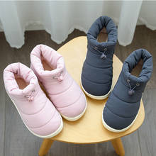 Женские зимние ботинки, водонепроницаемые зимние женские ботильоны, теплая Уличная обувь смешанных цветов 2024 - купить недорого