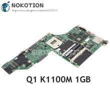 NOKOTION For Lenovo Thinkpad W540 Laptop Motherboard LKM-1 WS MB 12291-2 48.4LO13.021 FRU 04X5316 04X5324 Q1 K1100M graphics 2024 - buy cheap