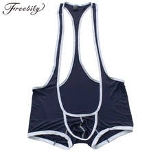 Men Wrestling Suspenders Singlet Mankini Swimsuit Men's Stretchy ockstraps Bulge Pouch Boxer Underwear Fancy Costume Bodysuit 2024 - buy cheap