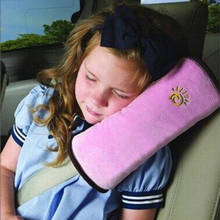 Cinturón de seguridad de coche para niños, fundas de protección para almohada de bebé, arnés, almohadilla de hombro, cojín de apoyo 2024 - compra barato