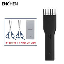 ENCHEN-cortadora de pelo eléctrica Boost para hombres y niños, máquina cortadora de pelo inalámbrica recargable por USB, con peine ajustable 2024 - compra barato