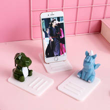 Soporte 3D para teléfono móvil, estatua de Animal, soporte de escritorio de resina, para iPhone, Xiaomi # E0 2024 - compra barato