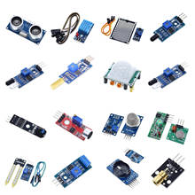 TZT-Módulo de sensor para arduino, paquete de HC-SR04, 501, DHT11, DS3231, KY-008, sonido, lluvia, suelo 2024 - compra barato