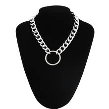 Massive chain Thick chains on the neck men's Jewelry Women's choker necklace 2020 goth grunge e girl accessories 2024 - купить недорого