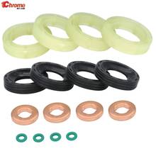FUEL INJECTOR SEAL WASHER O RING SET FOR FORD FIESTA MK5 2004 2005 2006 2007 2008 2009 2010 FOCUS MK2 FUSION 2004-2012 1.6TDCI 2024 - buy cheap