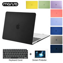 Жесткий чехол для ноутбука 2020 Pro Air 13 15 A1932 A2179 A2289 A2251 touch ID для Apple Macbook, чехлы для ноутбуков A1466 A1369 2024 - купить недорого