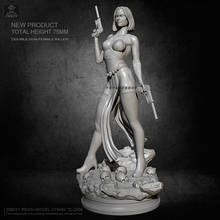 75mm Resin model kits Female hero figure self-assembled TD-2356 2024 - buy cheap