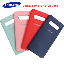 Samsung Galaxy S10 Plus S10E Liquid Silicone Case Silky Soft-Touch Back Protective Cover For Samsung S10 S10e S10plus S10+ case 2024 - buy cheap