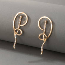 Tocona Luxury Crystal Stone Geoemtry Drop Earrings for Women 2021 Hollow Irregular Dangle Earrings Jewelry kolczyki 17565 2024 - buy cheap