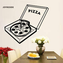 Joyresive-calcomanías de pared de Pizza para cocina, calcomanías de diseño para decoración de la casa, WM435 2024 - compra barato