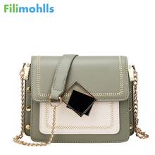 Chain Pu Leather Crossbody Bags For Women 2022 Small Shoulder Messenger Bag Special Lock Design Female Travel Handbags S1949 2024 - buy cheap