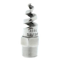 Spiral Cone Atomization Spray Nozzle 3/8 inch /Male/ 316L Stainless Steel 120° 2024 - buy cheap