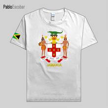 Jamaica camisa dos homens t camisa da forma camisa nação equipe 100% algodão t-shirts roupas país sporting verão jam jamaicano 2024 - compre barato