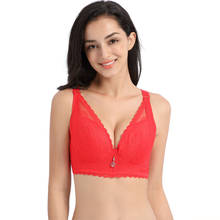 Novo sutiã de renda ultrafina tamanho grande 34d-52e, roupa íntima feminina, copo d e 2024 - compre barato