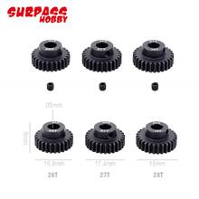 3pcs/lot SURPASSHOBBY M0.6 5.0mm 17T-19T/20T-22T/23T-25T/25T-27T Steel Pinion Motor Gear Set for RC 1/8 Car 2024 - buy cheap