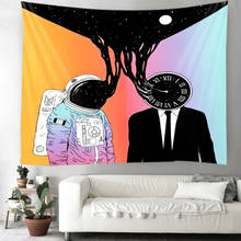 Tapestry wall hanging art decoration hanging home bedroom living room dormitory decoration abstract creative astronaut 2024 - buy cheap
