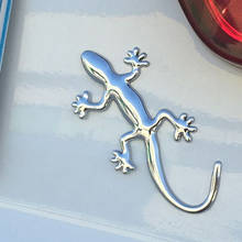 Decalque emblema cromado em forma de gecko 3d, decalque para nissan teana x-trail qashqai livina sylsm tiida sunny march murano geniss, juke 2024 - compre barato