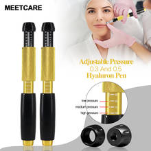 Kit de caneta hialurônica com ajuste de pressão, ampola de ácido hialurônico para lifting labial e antirrugas, 0.3 e 0.5 2024 - compre barato