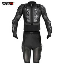 WOSAWE Motorcycle Body Armor Racing Moto Protector Chest Back Motocross Protective Gear Motobike Full body Armor Jackets 2024 - buy cheap