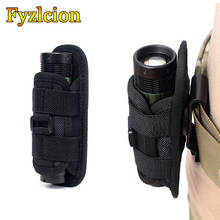 Tactical  Molle System Flashlight Holster Belt Carry Case Flashlight Pouch Holster Duty belt Holder w 360 Degree Rotatable Clip 2024 - buy cheap