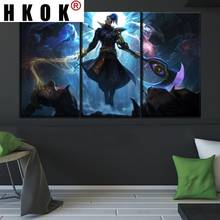 Hcoque pinturas abstratas em tela, posteres impressões, jogo kayn liga of legend, sofá, arte de parede, decoração de casa, sala de estar sem moldura 2024 - compre barato