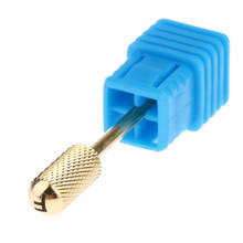 Электрическая дрель для дизайна ногтей 3/32 Вольфрамовая сталь синий сменный инструмент для маникюра и дизайна ногтей 2024 - купить недорого