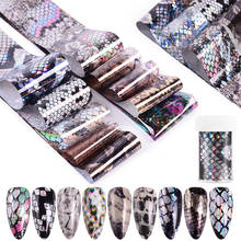 WAKEFULNESS 4*100cm Snake Starry Sky Nail Foil Sticker Skin Pattern Nail Transfer Foils Decals Manicure Nail Art Decorations 2024 - buy cheap