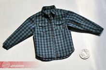 1:6 Man Doll Model Accessories Clothes 12 Inch Dolls Are Available Trend Dolls Honest Plaid Shirt Jacket Tops 2024 - buy cheap