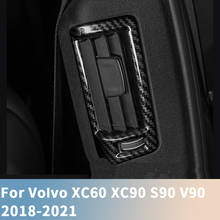 Cubierta de salida de ventilación de coche, accesorios de ABS cromado, pilar central trasero Interior, embellecedor para Volvo XC60, XC90, S90, V90, 2018, 2019-2021 2024 - compra barato